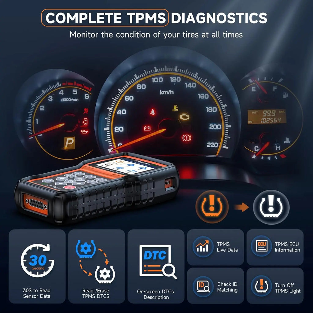 FOXWELL T2000 Pro TPMS Relearn & Programming Tool