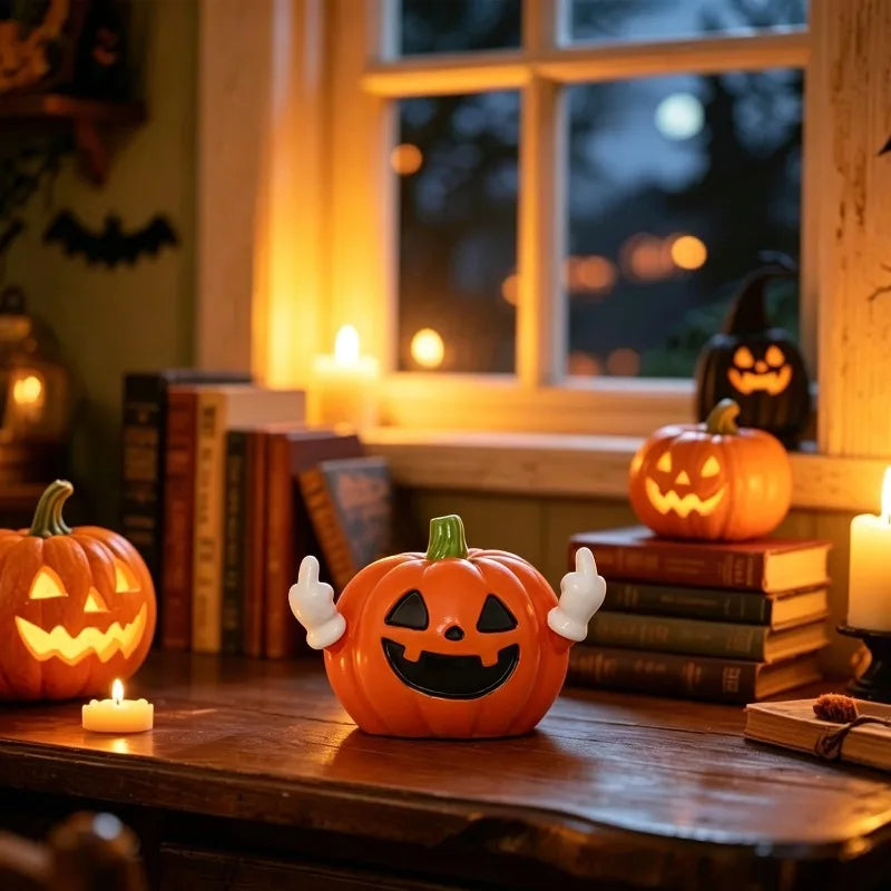 Cheeky Pumpkin Figurine