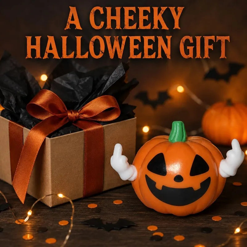 Cheeky Pumpkin Figurine
