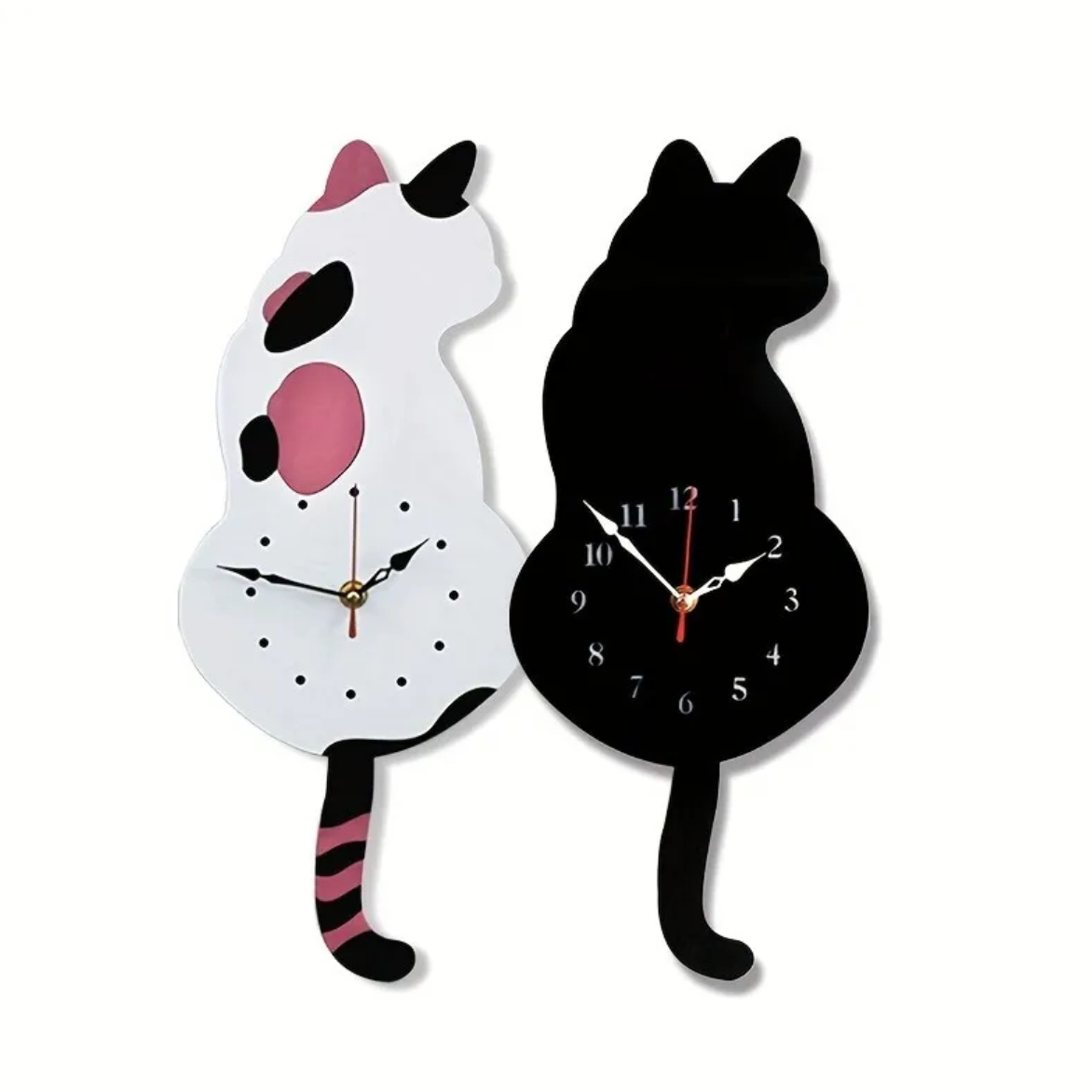 Swishy Tail Cat Clock