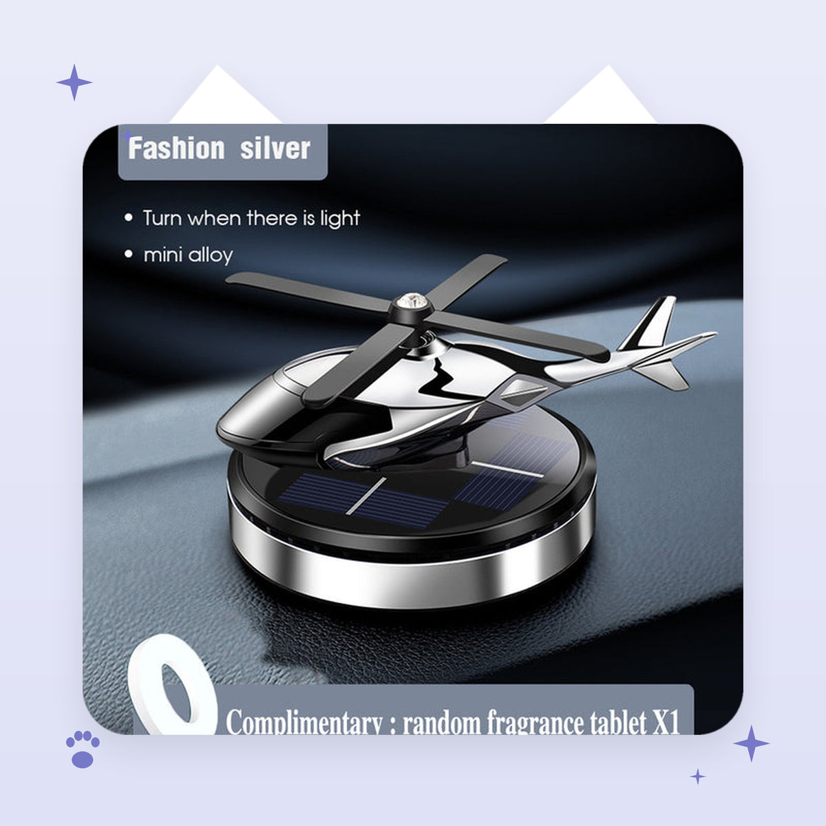 Solar Helicopter Air Freshener