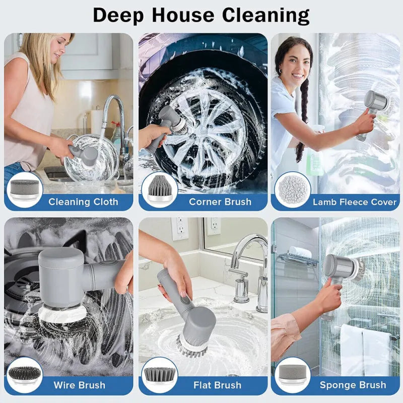 Power Spin Scrubber