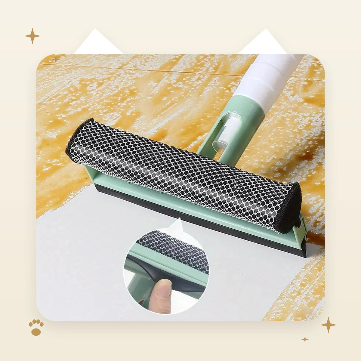 3-in-1 Spray & Squeegee Window Cleaner