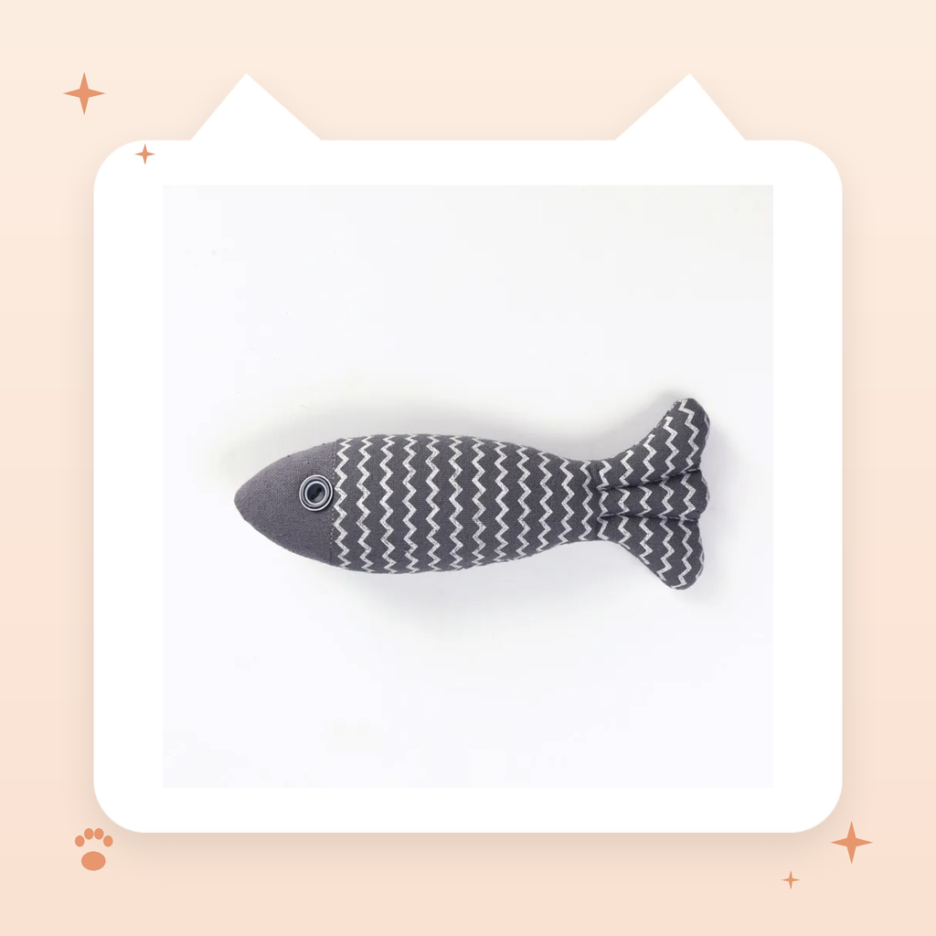 Linen Fish Kicker Toy