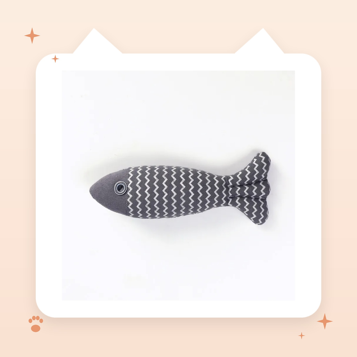 Linen Fish Kicker Toy