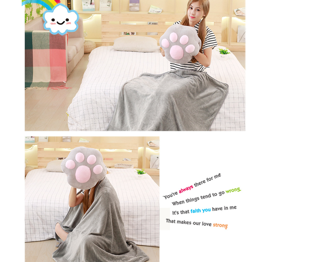 Kitty Paw Pillow & Blanket
