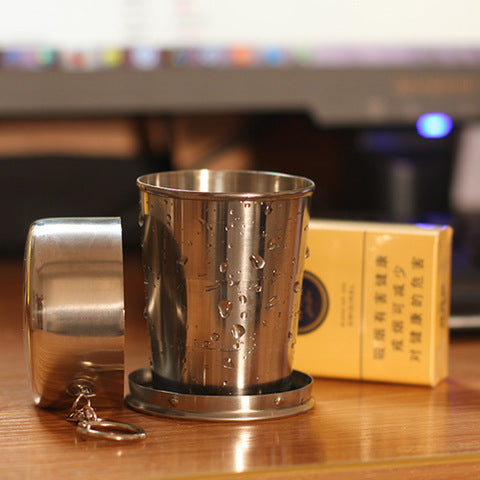 Collapsible Stainless Steel Travel Cup