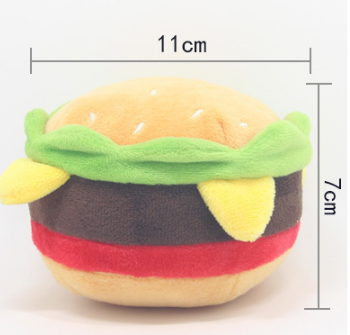Foodie Squeaky Plush Dog Toy