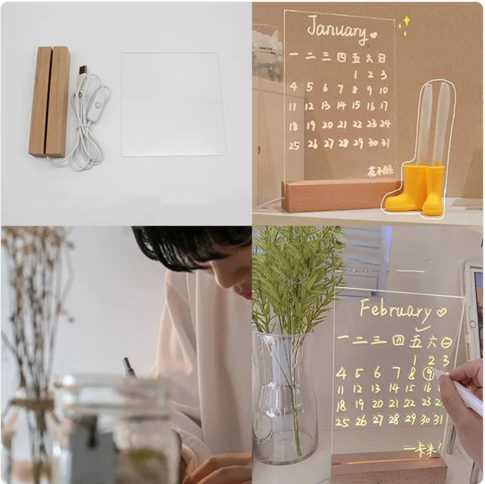 Write-On Memo Light Board