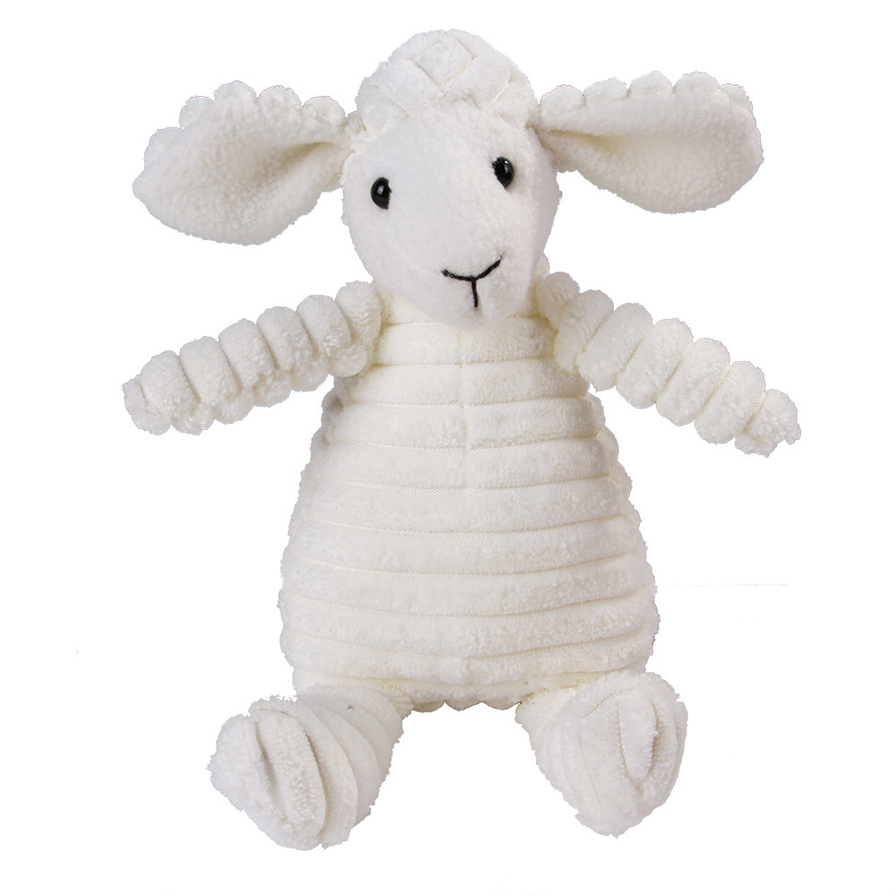 Corduroy Squeaky Plush Dog Toy