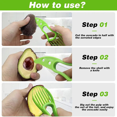 3-in-1 Avocado Tool