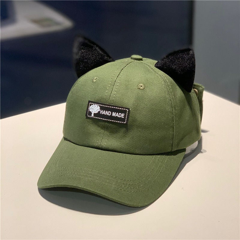 Cat Ear Goggles Baseball Cap