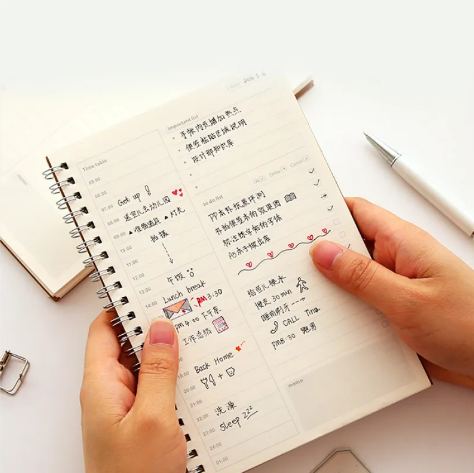 A5 Spiral Planner Notebook