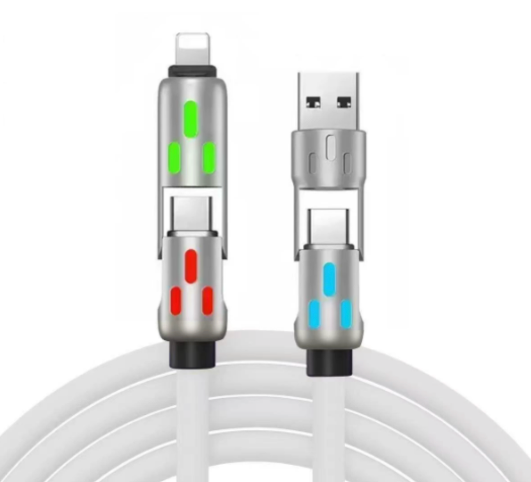 4-in-1 Glow Charging Cable