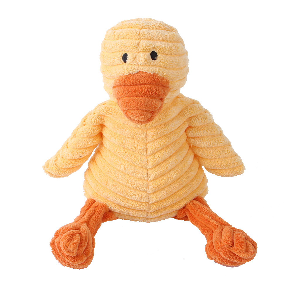 Corduroy Squeaky Plush Dog Toy